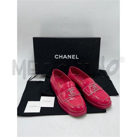 SERGIO ROSSI CHANEL VERNICE FUCSIA SS22 